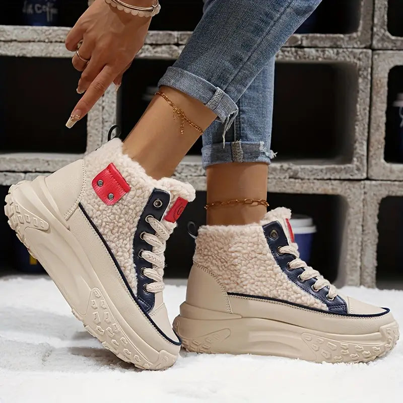 Warm-lined women's winter boots