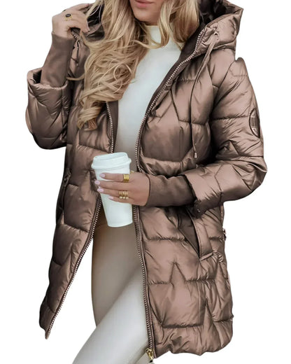 Elegant Women's Winter Parka Coat