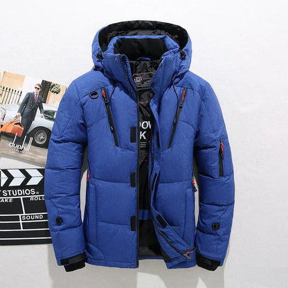 Eleganter Herren Wintermantel Schwarz