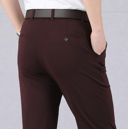 Men's Trousers Elegant Stretch Length
