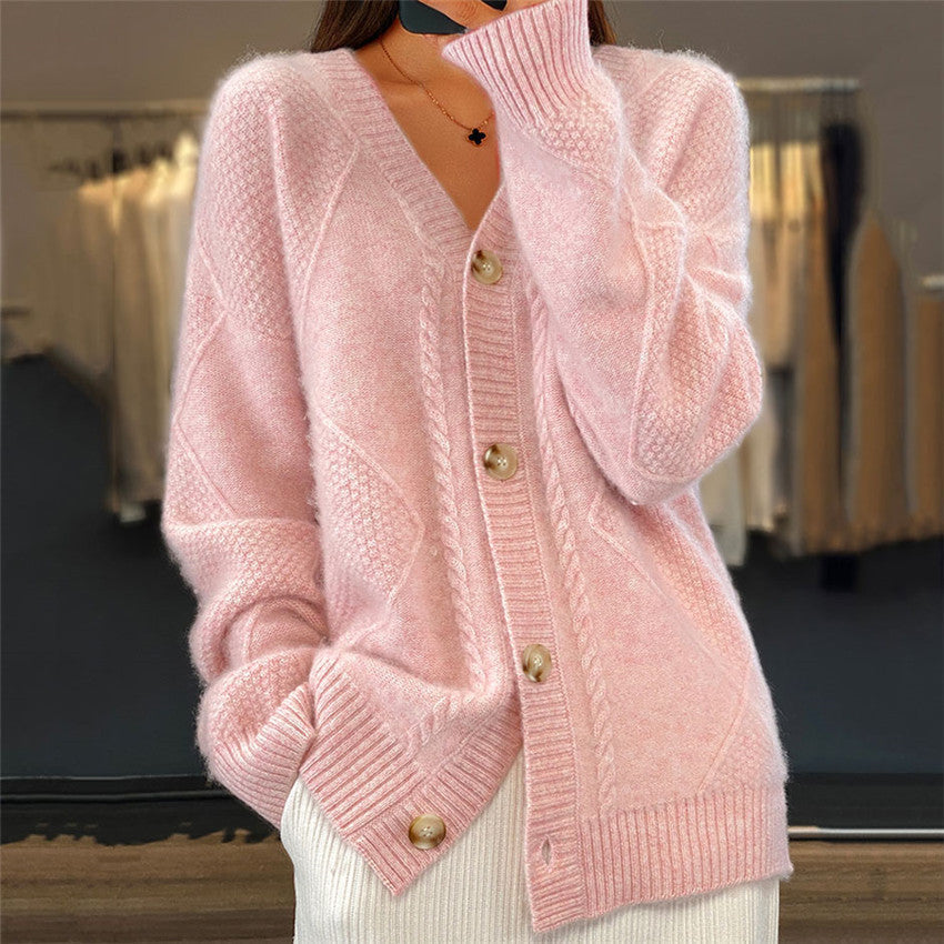 Women's Cardigan V-Neck Modern