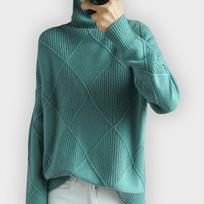 Soft Women's Turtleneck Sweater Elegant