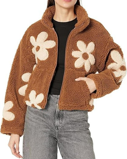 Luxury Sherpa Jacket for Women Elegant