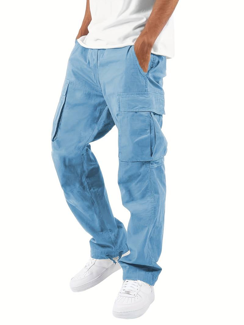 Men's Trousers Cotton Durable Multi-pocket