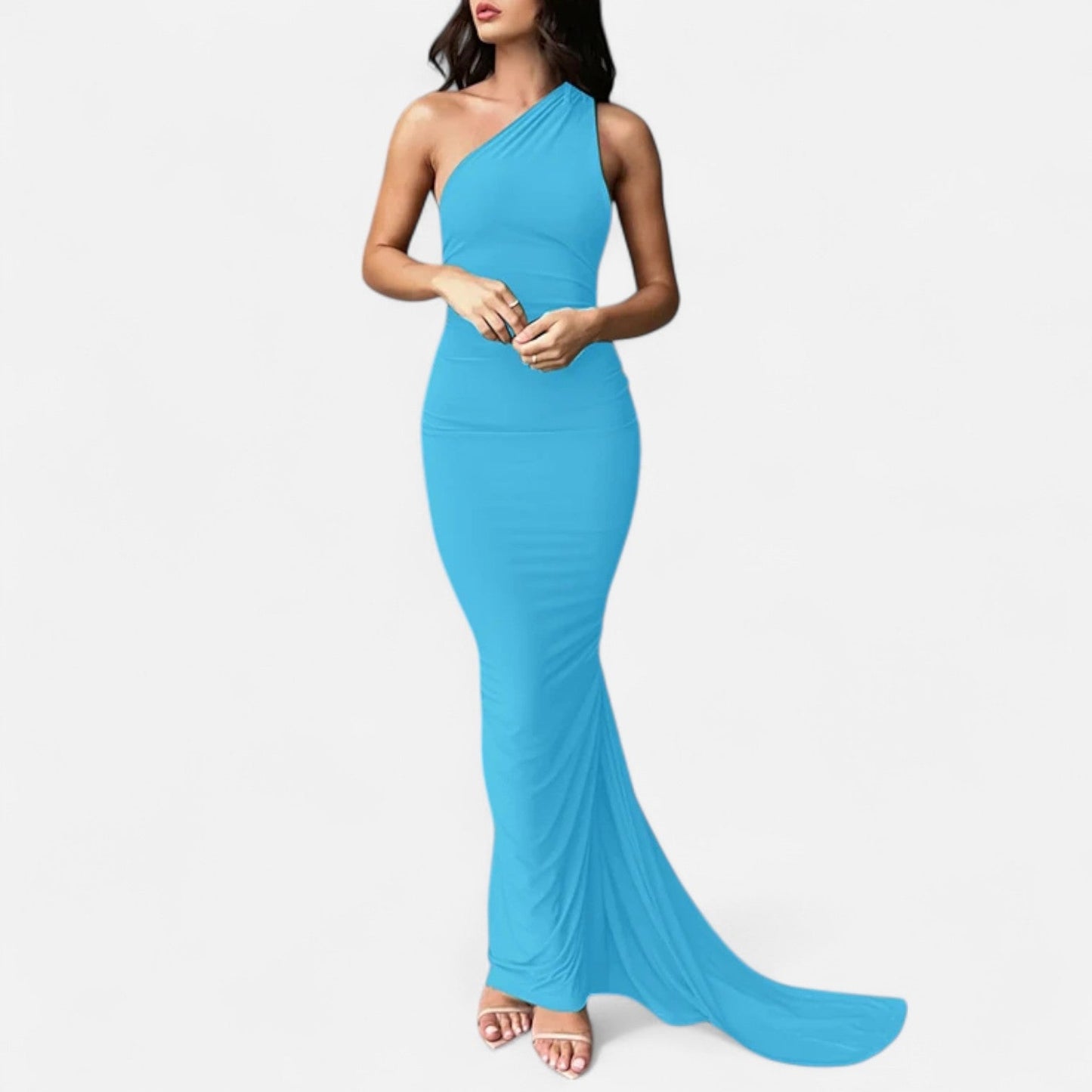 Women's Maxi Dress Elegant Off-Shoulder Design