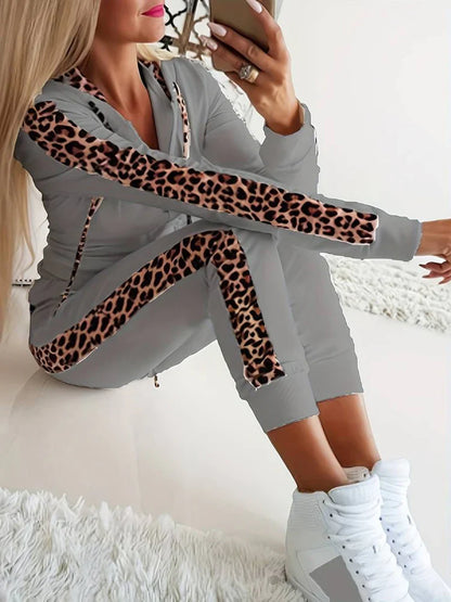 Women's Crush Tracksuit Leopard Print Warm