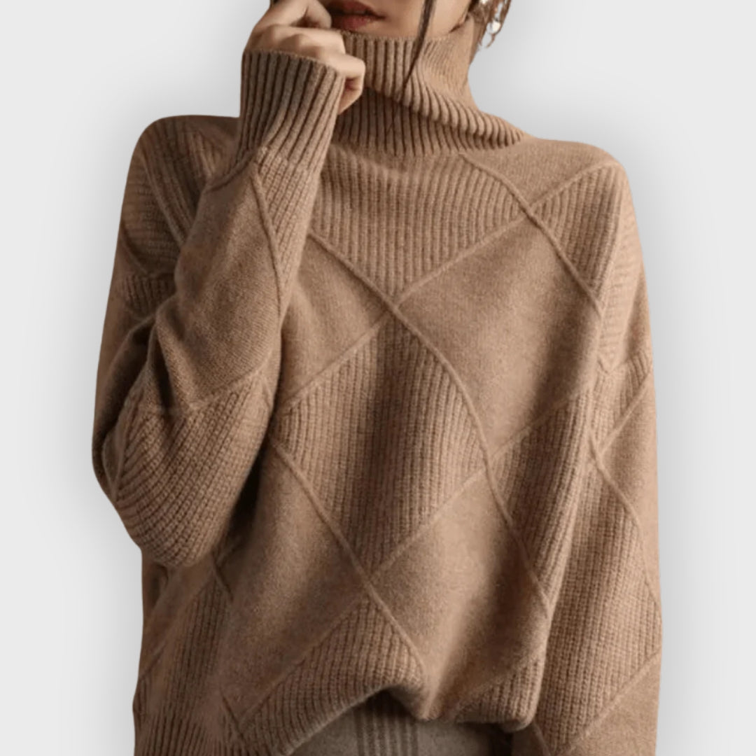 Soft Women's Turtleneck Sweater Elegant