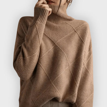 Soft Women's Turtleneck Sweater Elegant