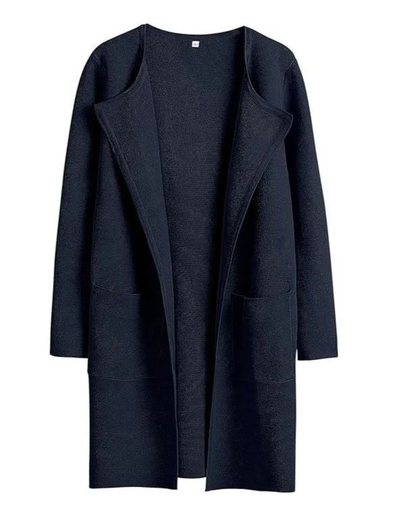 Elegant Women's Coat Lapel Style
