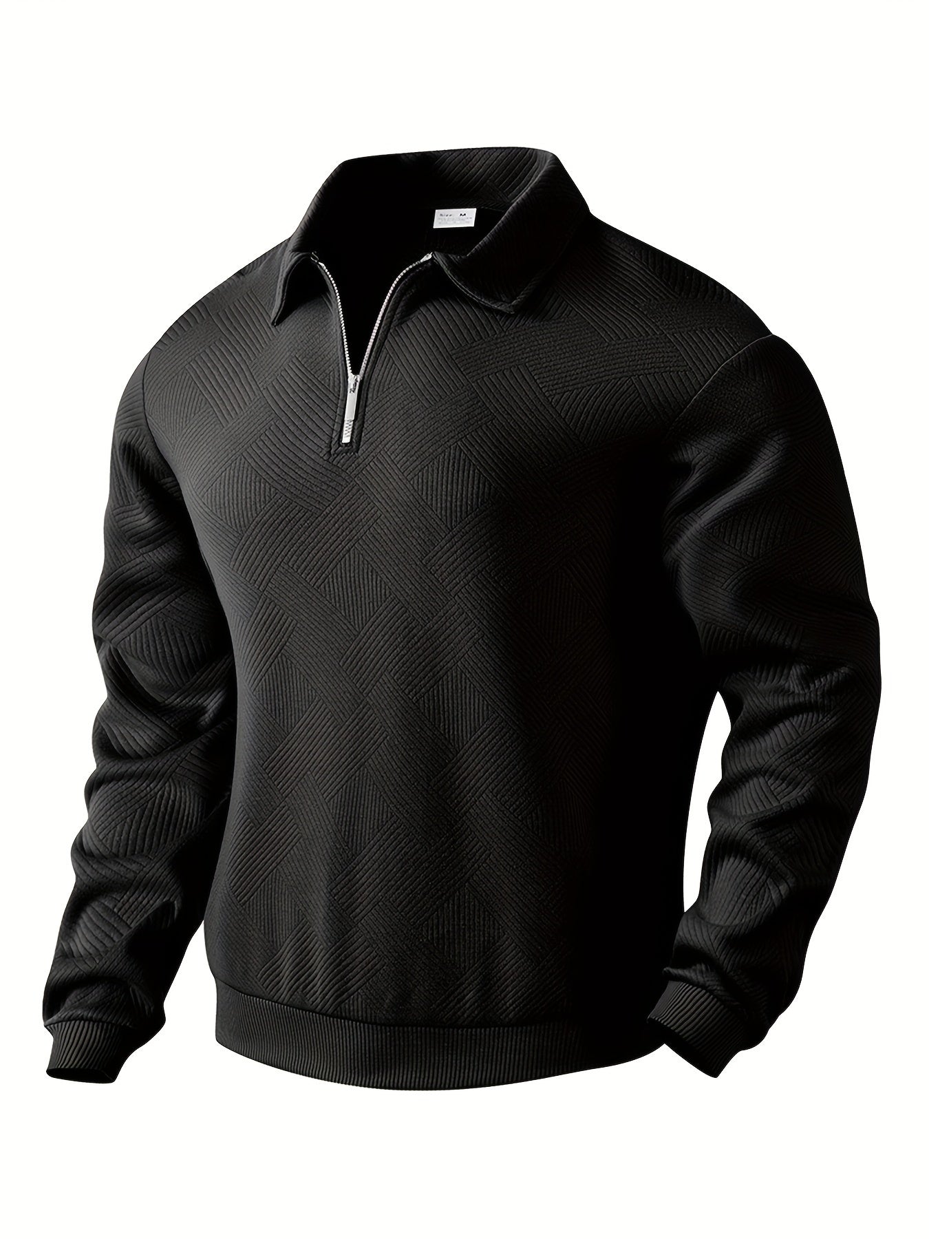 Men's Pullover 1/4 Zip Modern Style