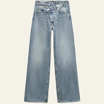 Women's Wide Leg Jeans Comfortable Relaxed Fit