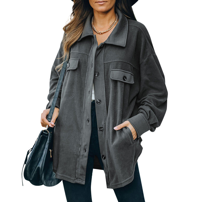 Warmes Fleece-Jacket für Damen - IdealeKleiden