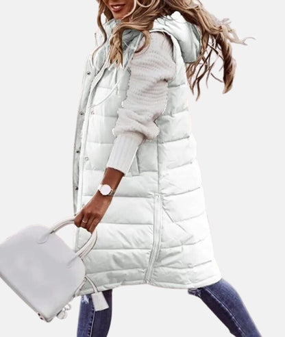 Women's Long Winter Coat with Hood