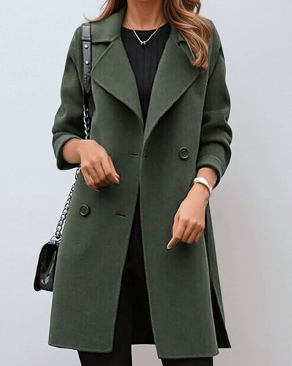 Elegant Moss Green Women's Jacket