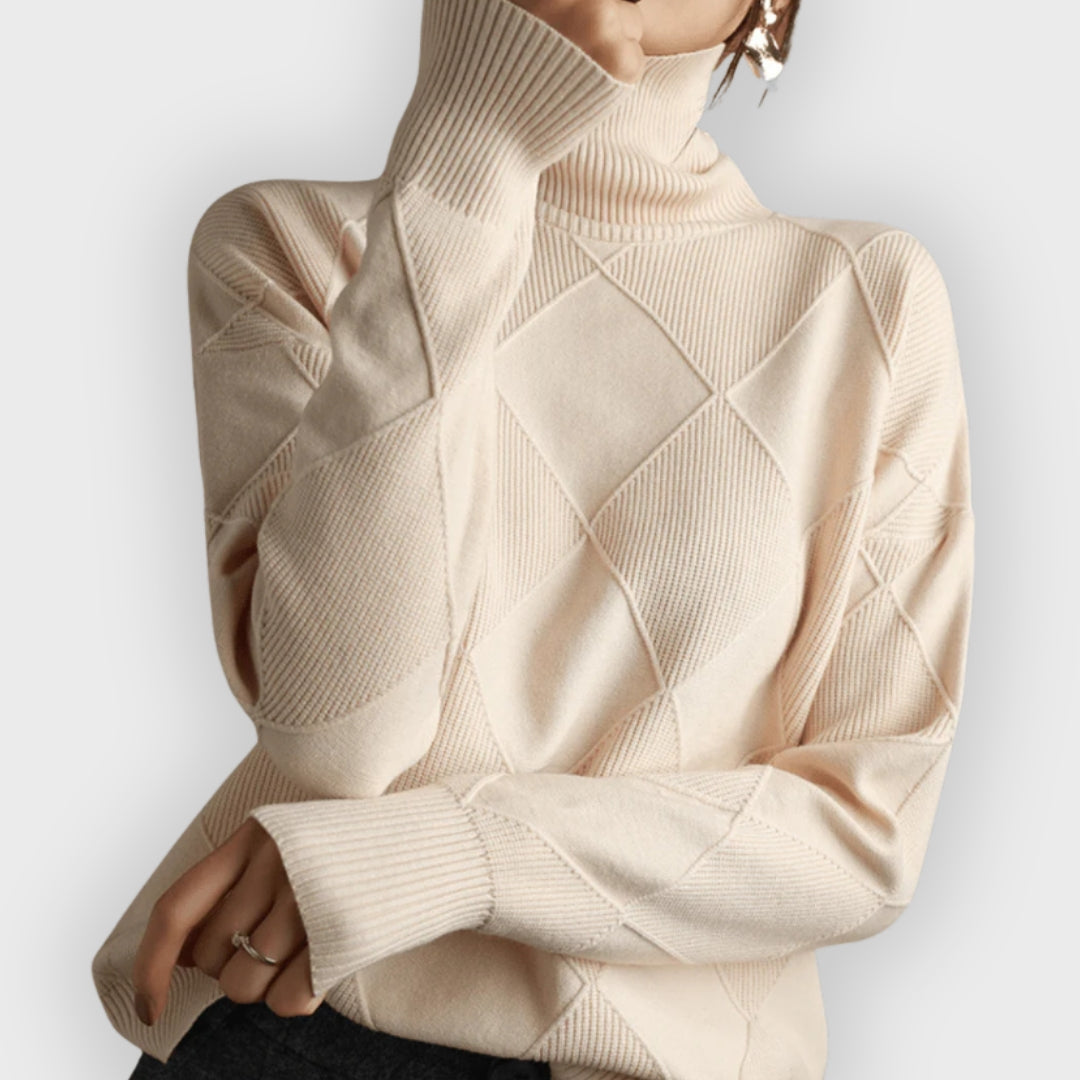 Soft Women's Turtleneck Sweater Elegant