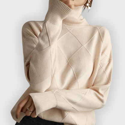 Soft Women's Turtleneck Sweater Elegant