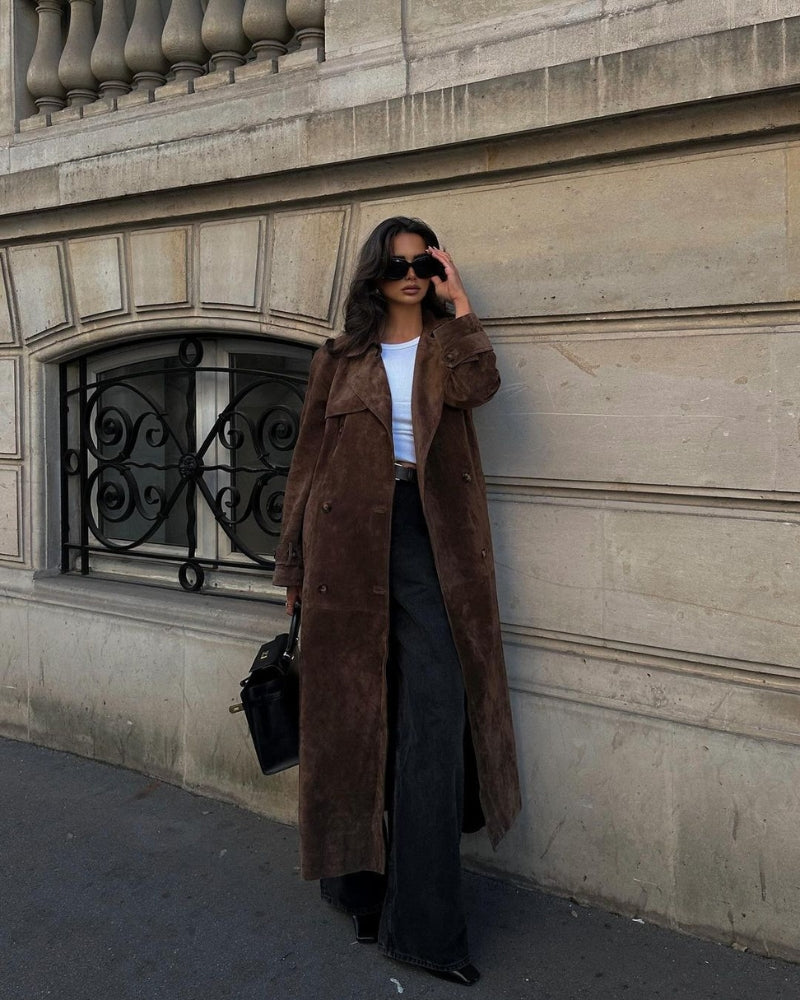 Elegant Women's Trench Coat Modern Style