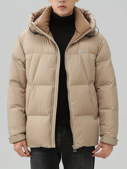 Stylish Men's Down Jacket Warm Waterproof