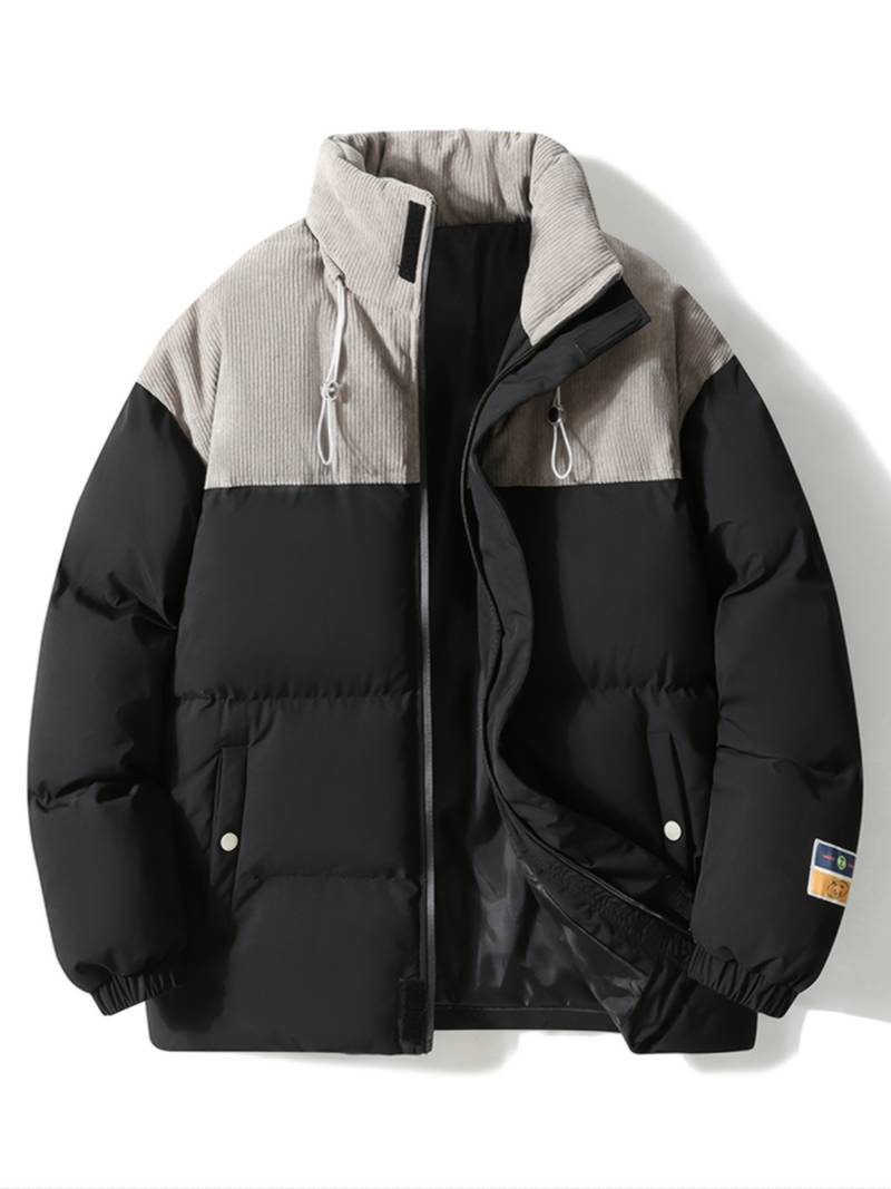 Harrison - Lässige Winterjacke Bunt Gemustert - IdealeKleiden