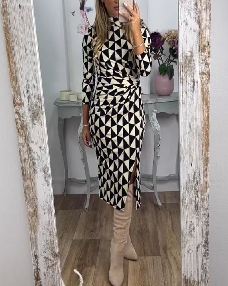 Stylish Dress with Trendy Pattern