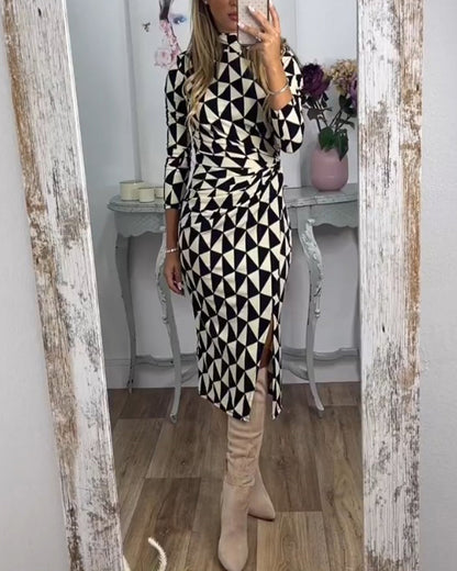 Stylish Dress with Trendy Pattern