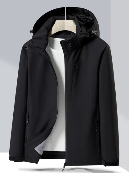 Waterproof Women's Winter Jacket Hood Fleece
