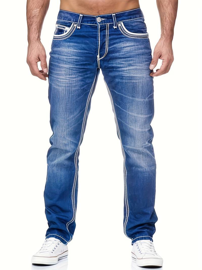 Men's Ripped Distressed Jeans