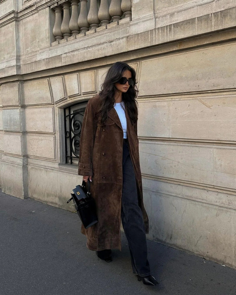 Eleganter Damen Trenchcoat Modern Style - IdealeKleiden