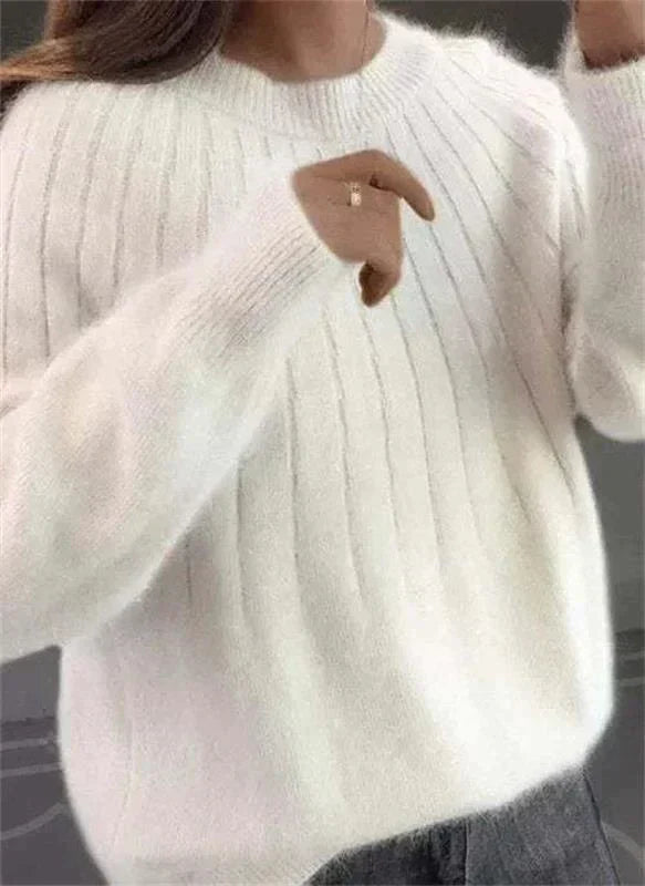 Soft Knit Sweater Cashmere Feel