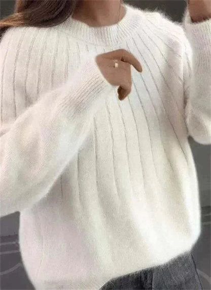 Soft Knit Sweater Cashmere Feel