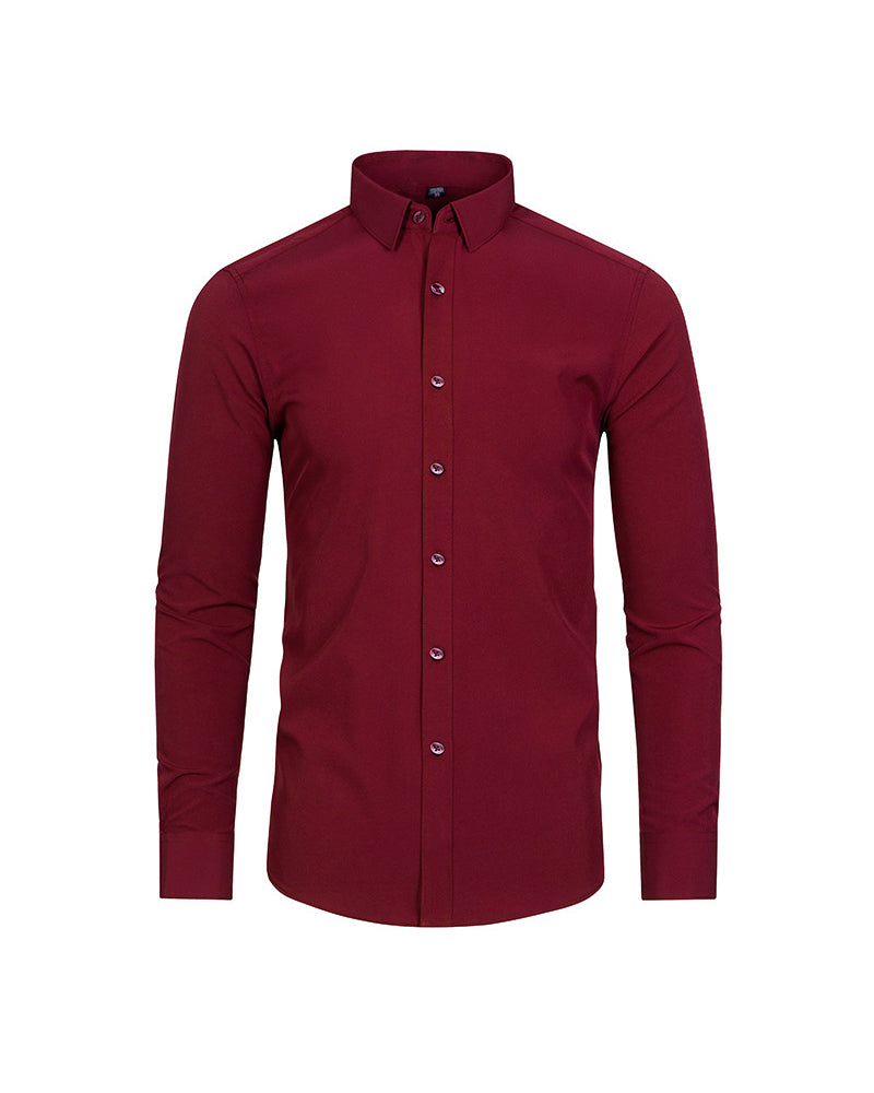 Elegant Long-Sleeve Shirt One Size