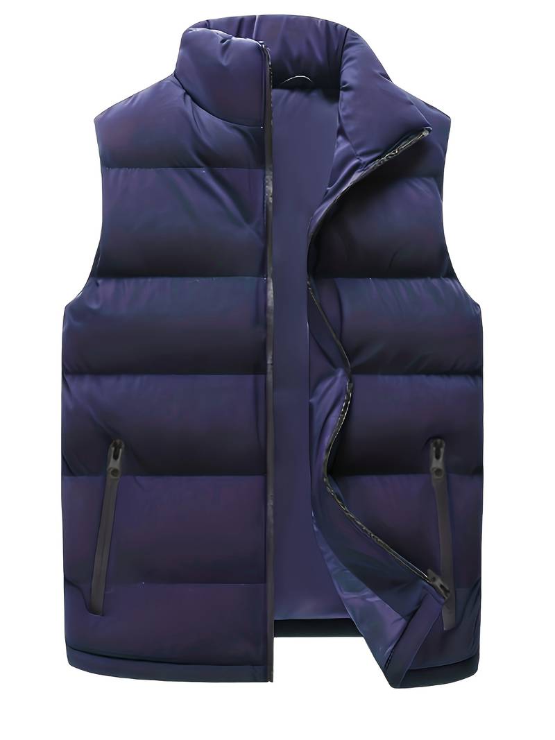 Men's Quilted Winter Vest Warm Insulated
