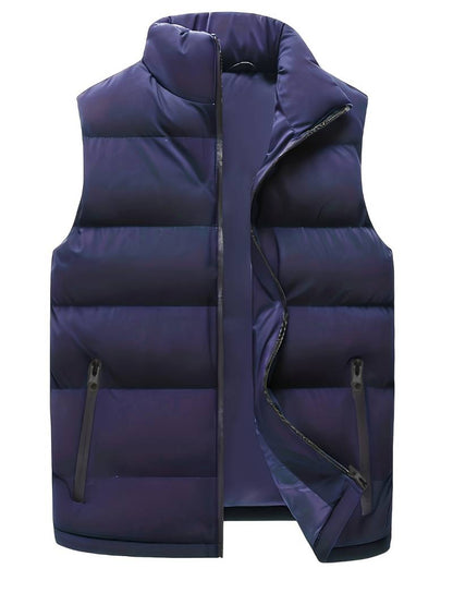 Men's Quilted Winter Vest Warm Insulated
