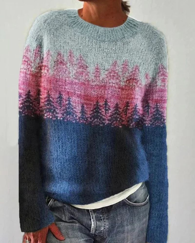 Eleganter Strickpullover Zeitlos Klassisch - IdealeKleiden