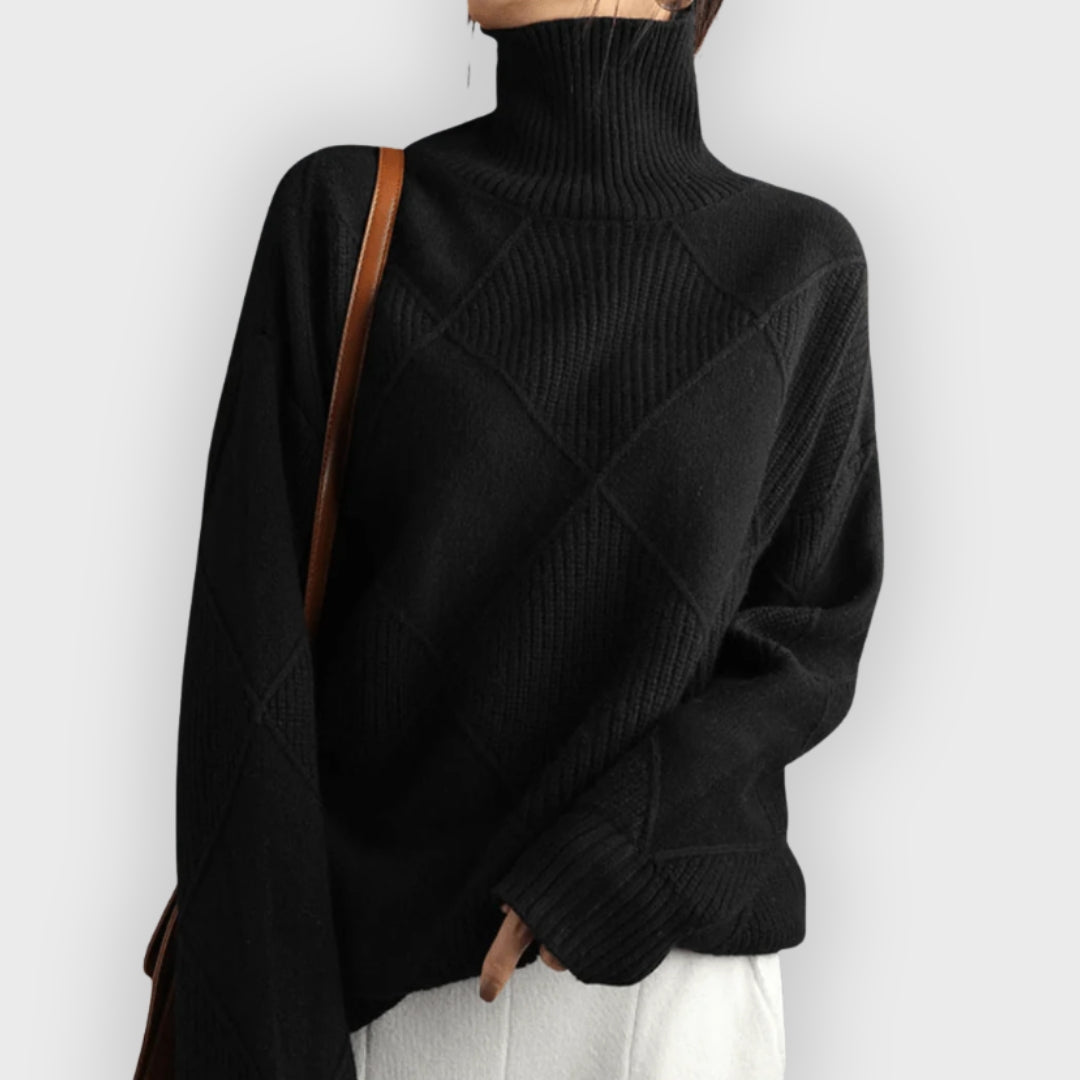 Soft Women's Turtleneck Sweater Elegant