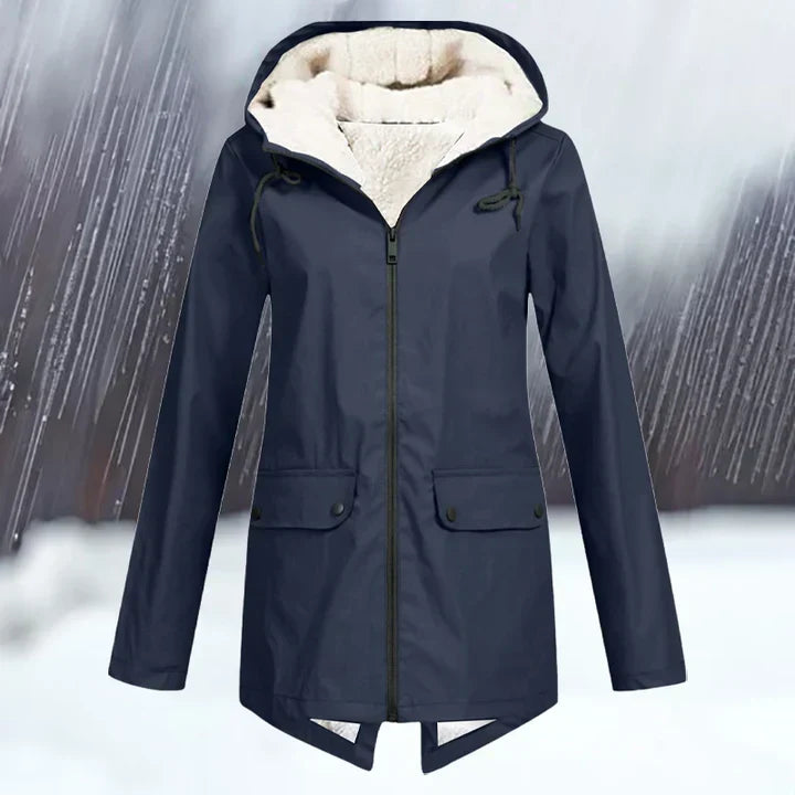 Waterproof Outdoor Jacket Hood Warm Insulated