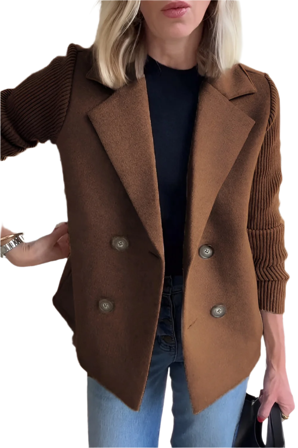 Women's Blazer Vegan Wool Elegant