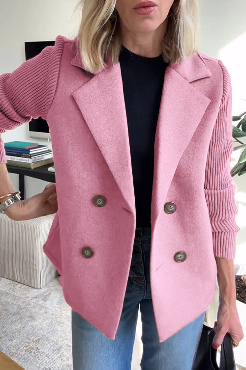 Elegant Women's Knitted Blazer