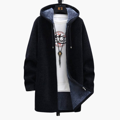 Long Fleece Jacket Women Hood Soft Comfortable