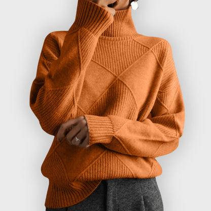 Soft Women's Turtleneck Sweater Elegant