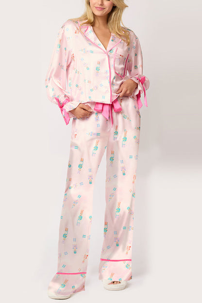 Christmas Outfit: Long Sleeve Top and Elastic Pants Set