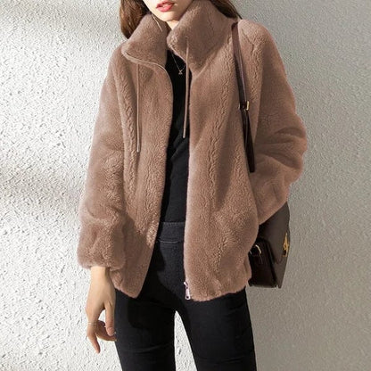 Women's Winter Jacket Zipper Modern