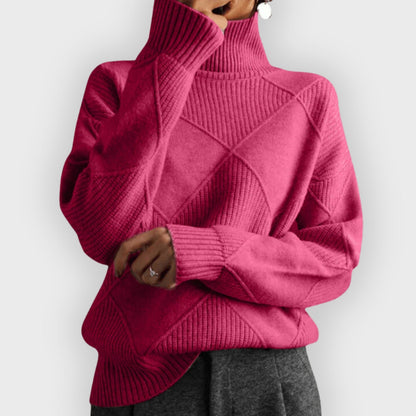 Soft Women's Turtleneck Sweater Elegant