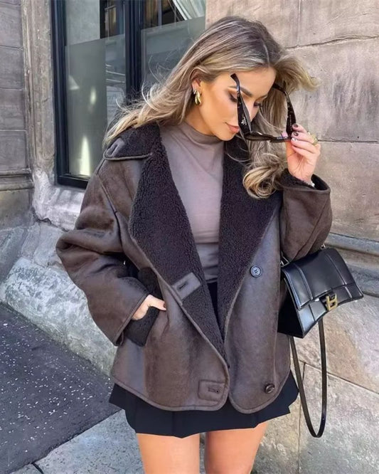 Elegante Damenjacke Modern Stil - IdealeKleiden