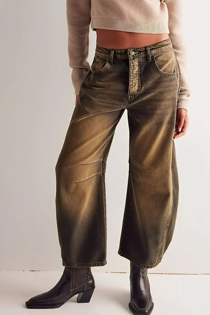 Women's Casual Jeans Comfortable Loose Fit
