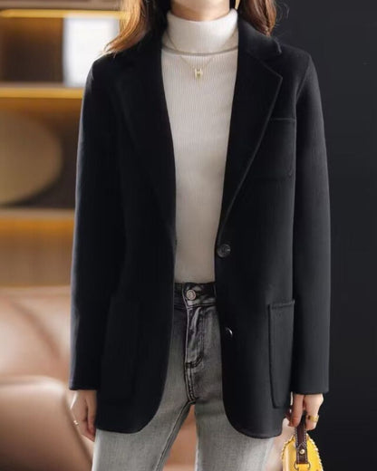Stylish Women's Coat Elegant Length