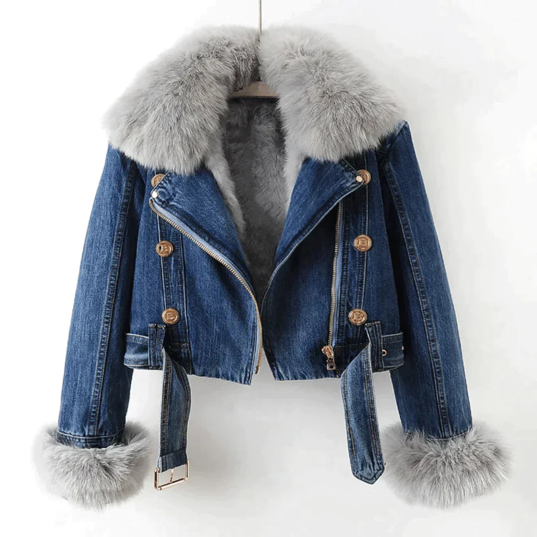 Elegant Women's Clothing Denim & Fur