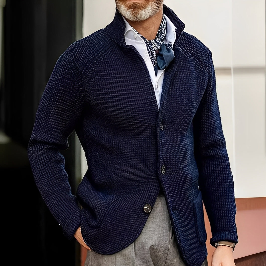 Men's Knitted Cardigan Elegant Modern