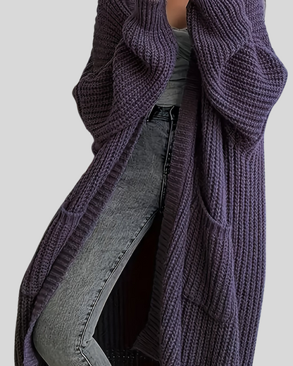Elegant Women's Long Cardigan