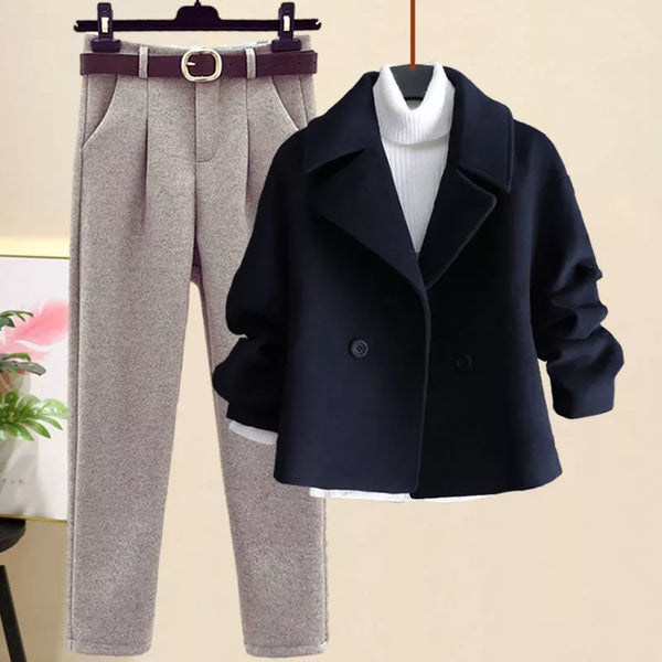 Men's Suit Blazer Pants Complete with Belt